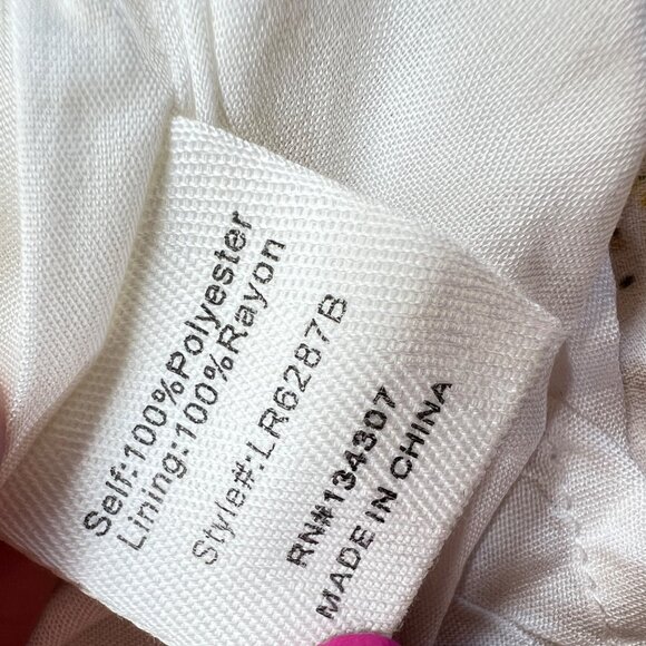 Line & Dot Mimi Floral Long Sleeve Romper Yellow White Size Small - Picture 11 of 13